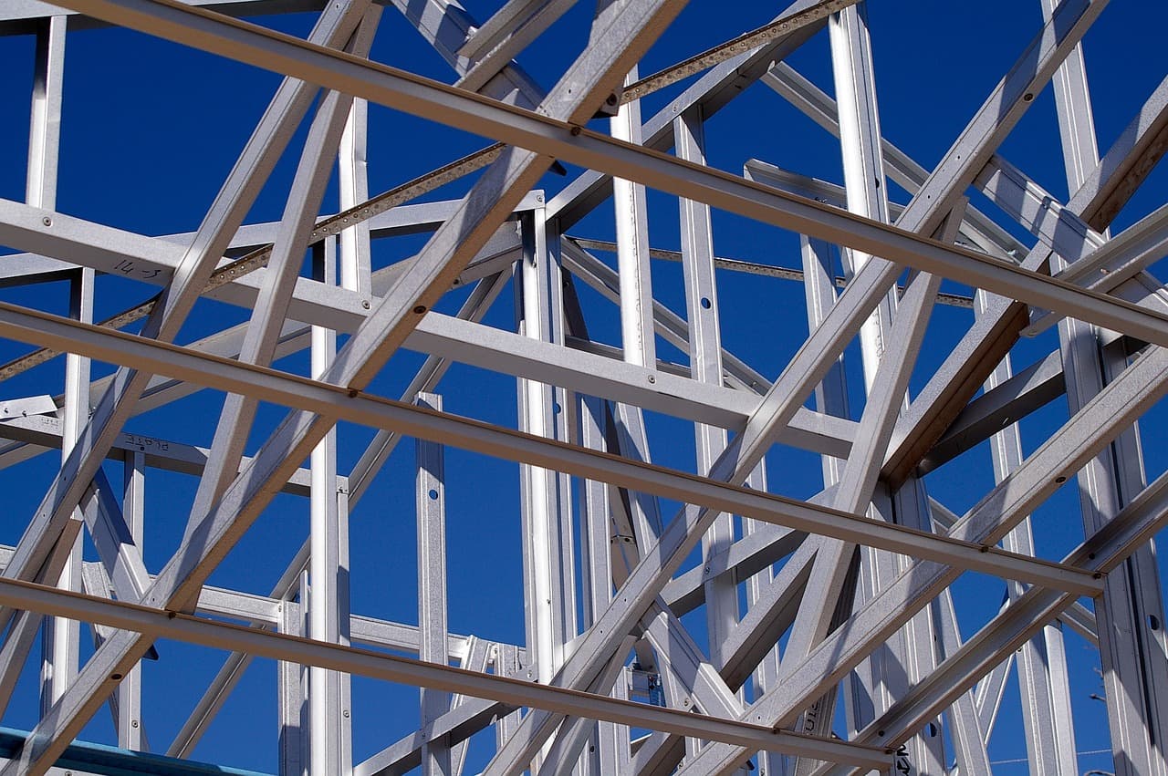 Steel frame retrofitting